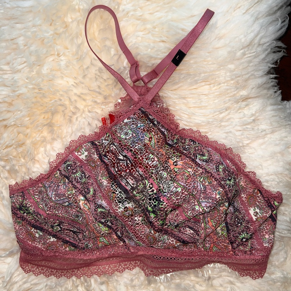 Pink Lace Bralette